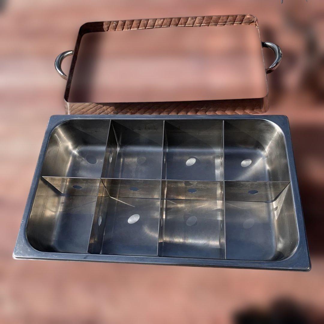 SUNNEX 保温器　おでん　料理　電気式チェ―ファー　角型 ウォーマー