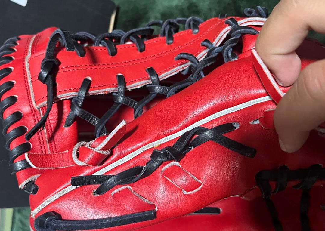 ATOMS 左投げ硬式外野用グローブ