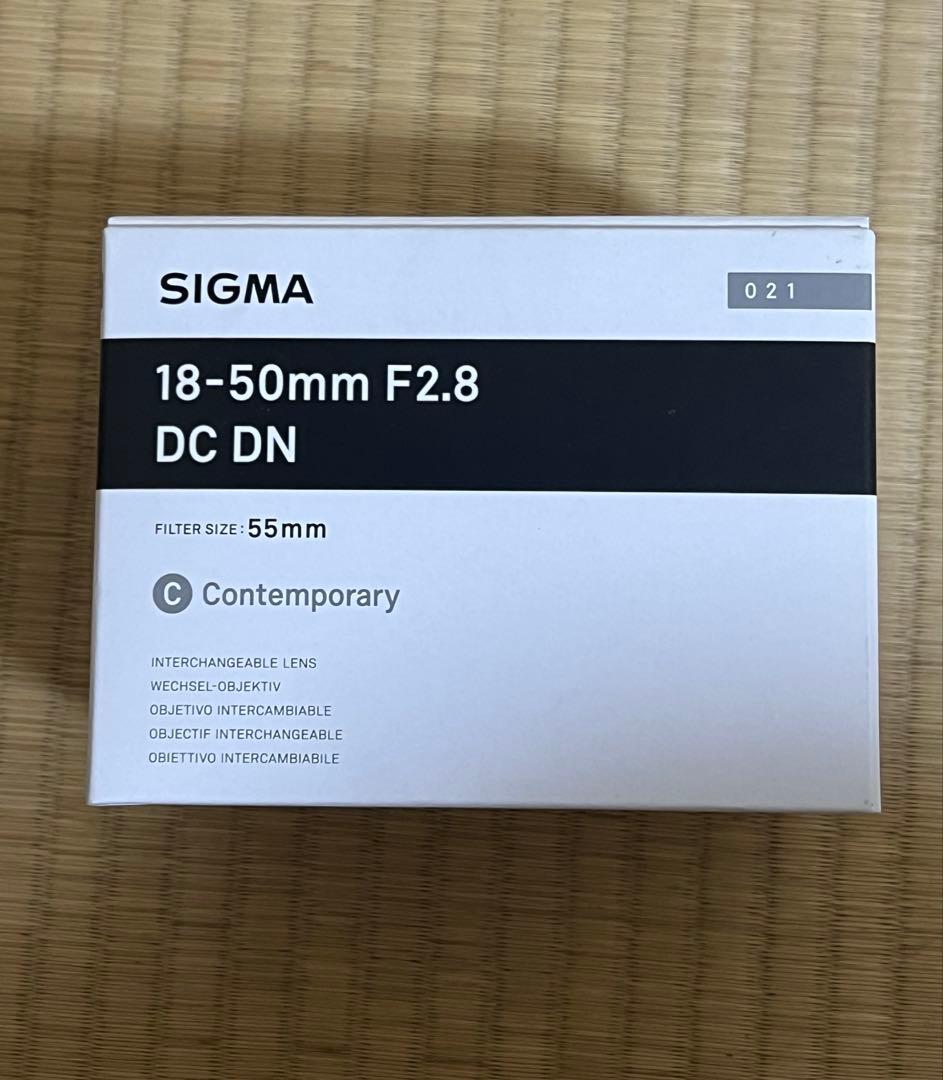 新品 SIGMA レンズ 18-50mm F2.8 DC DN フジフイルムX用