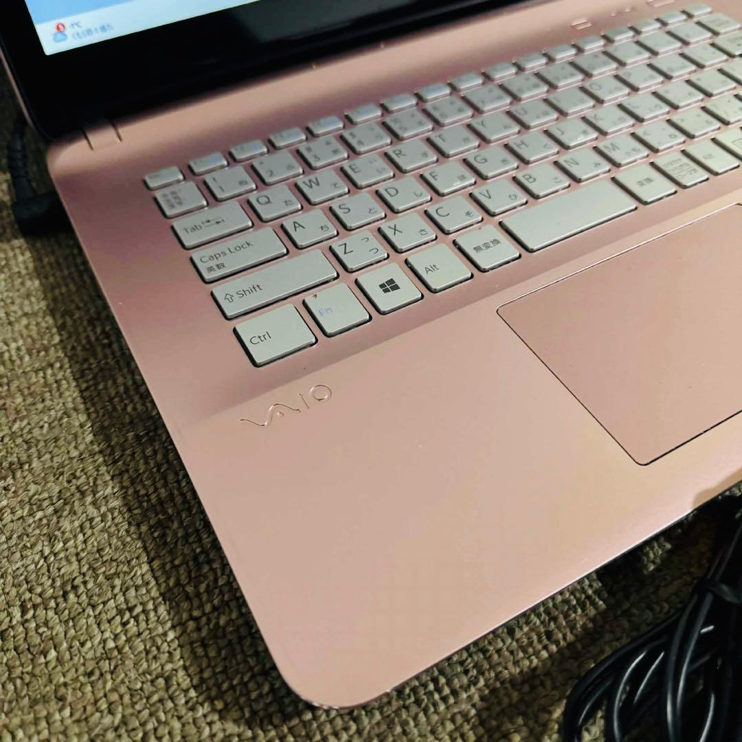 S214 SonyVaioノートパソコンかわいい高速コンパクトWindows11