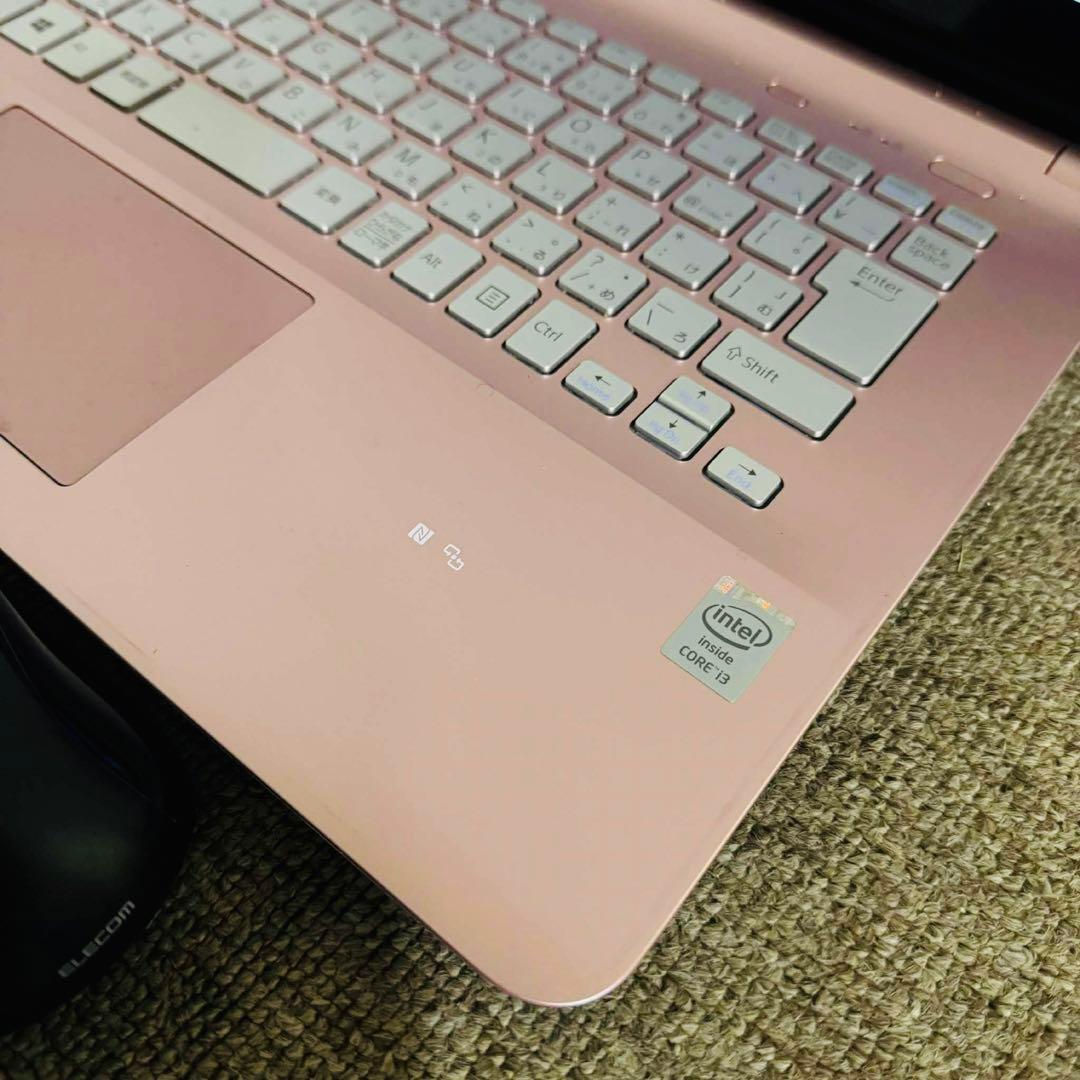 S214 SonyVaioノートパソコンかわいい高速コンパクトWindows11