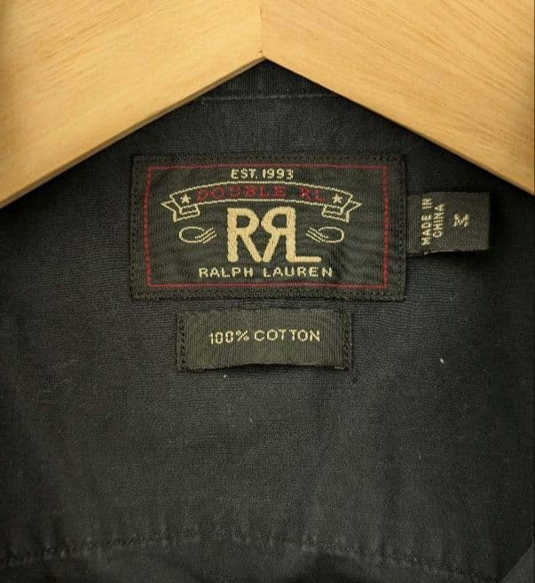 【RRL】ウェスタンシャツ 黒 Mサイズ