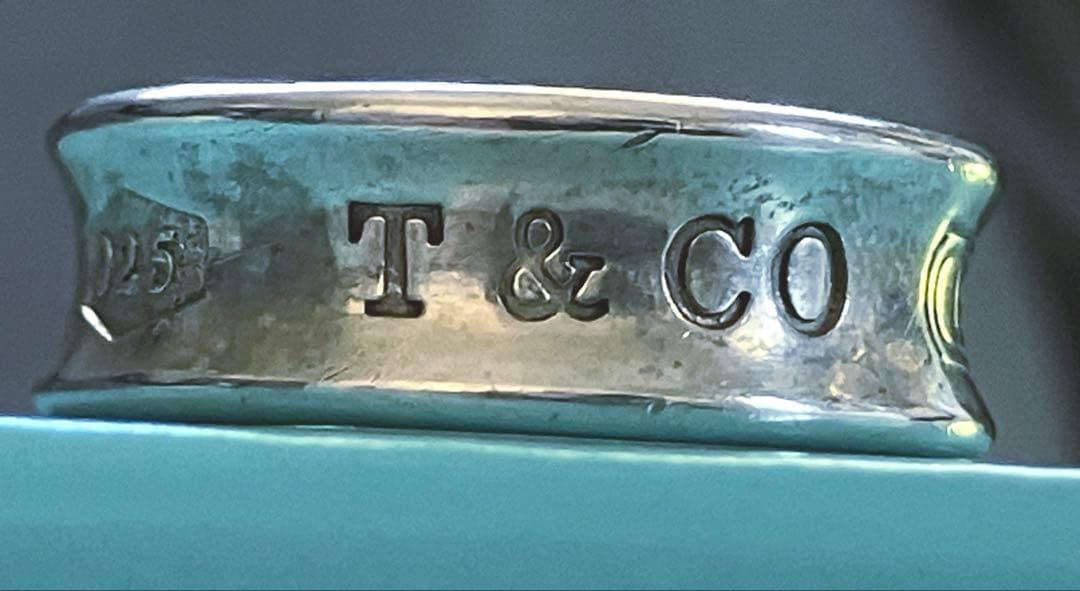 【old】Tiffany & Co. 1837シルバーリング 11号ボックス付き