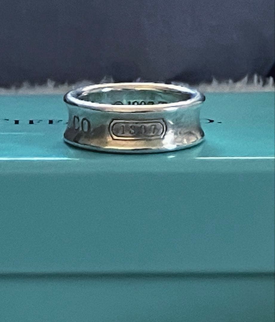 【old】Tiffany & Co. 1837シルバーリング 11号ボックス付き