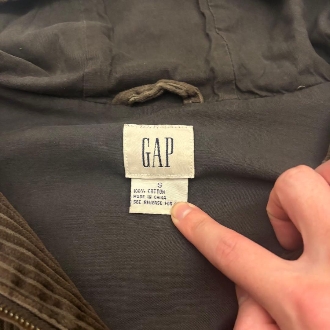 old gap 90s 00s アノラック　コーデュロイ　古着屋