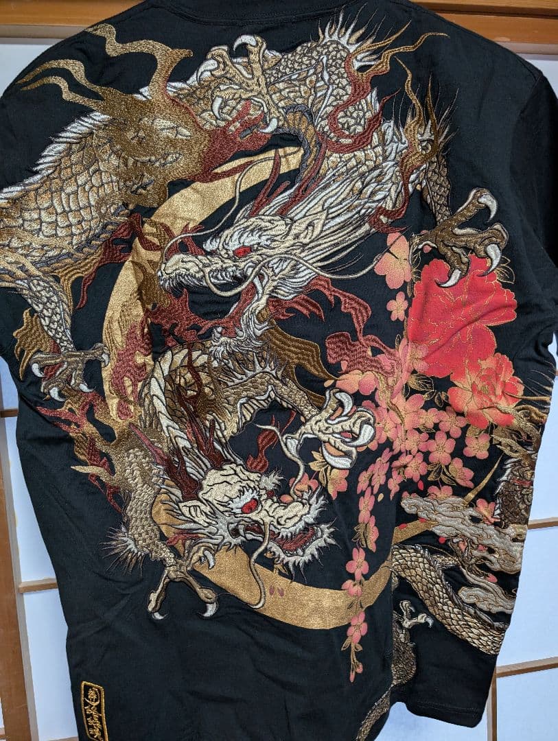 3種類 定価約六万 スカジャン Tシャツ 刺繍 ドラゴン 龍 古都古都 絡繰魂