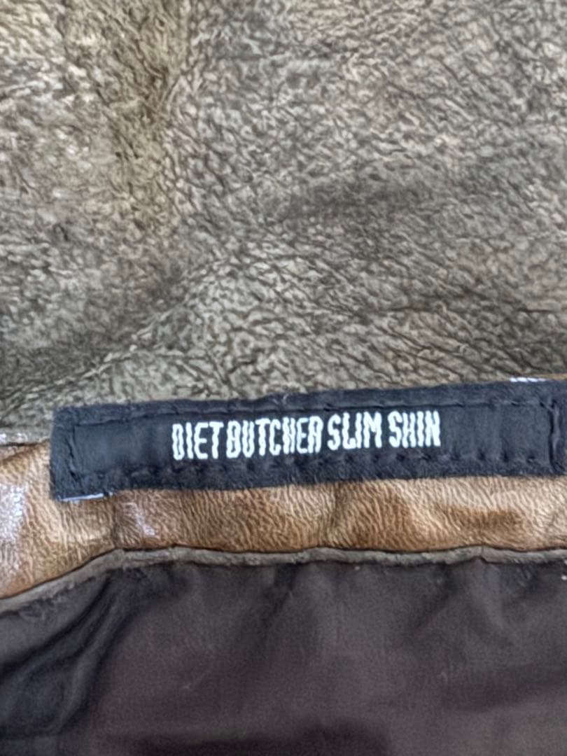 ダイエットブッチャースリムスキン　レザー メッセンジャーバッグ