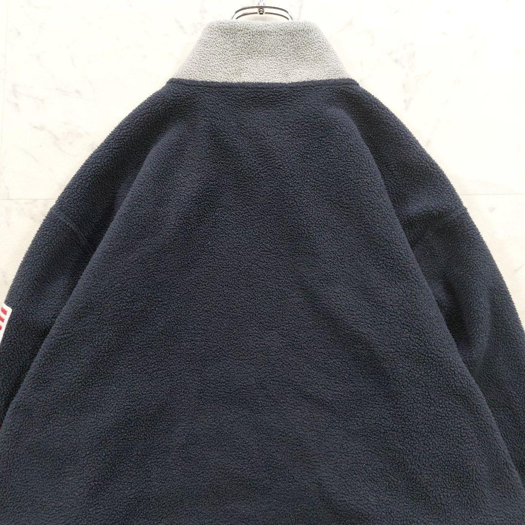 現行タグ ラルフローレン ハーフジップ フリース XL 紺