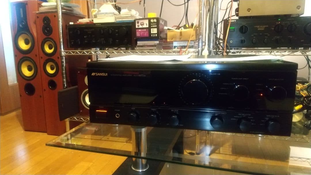 SANSUI AU-α607DR ステレオプリメインアンプ メンテナンス施工済み