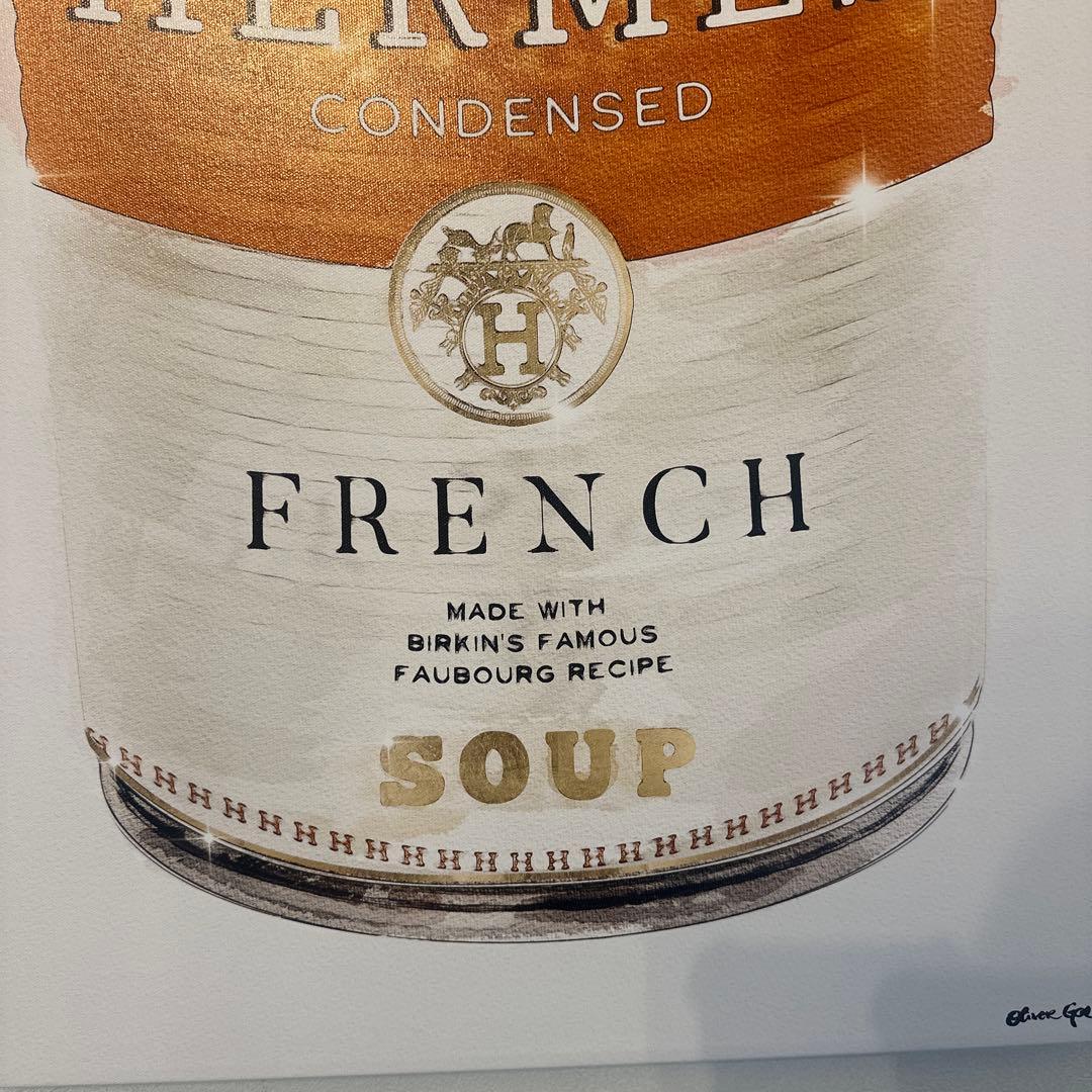 Oliver Galキャンバスアートエルメス French Luxe Soup