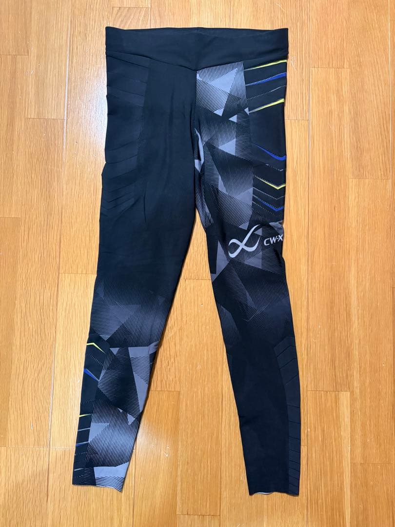 CW-Xメンズ ロング丈 スピードモデル HPO699スポーツタイツ　メンズM