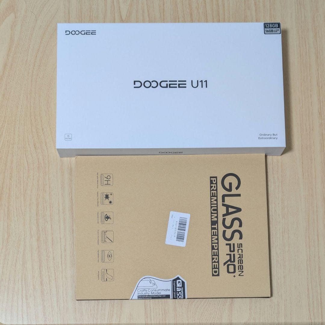 DOOGEE U11 android16 タブレット＋ガラスフィルム2枚セット