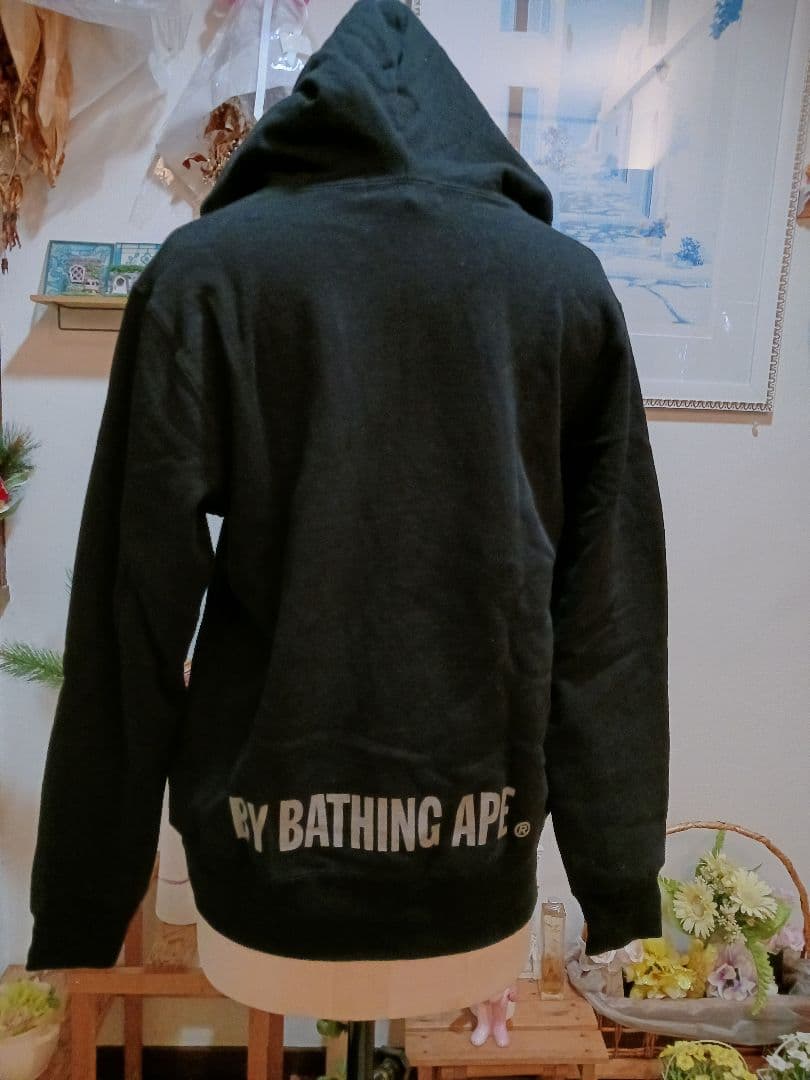 激レア 新品⭐A BATHING APE エイプ フルジップパーカ⭐ブラック/M