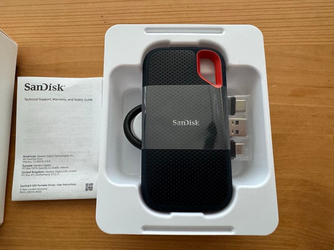SanDisk Extreme ポータブル SSD 4TB 外付け