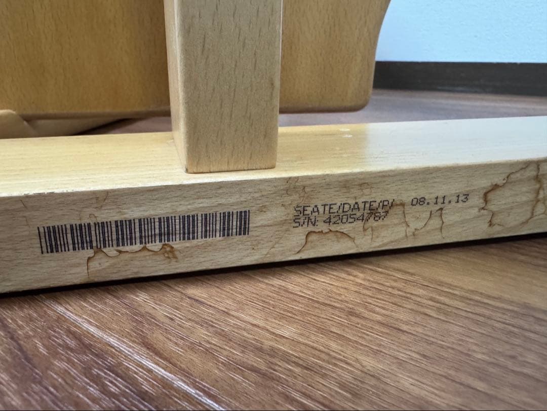 【大人気カラー】stokke ストッケ トリップトラップ　ナチュラル　シリアル4