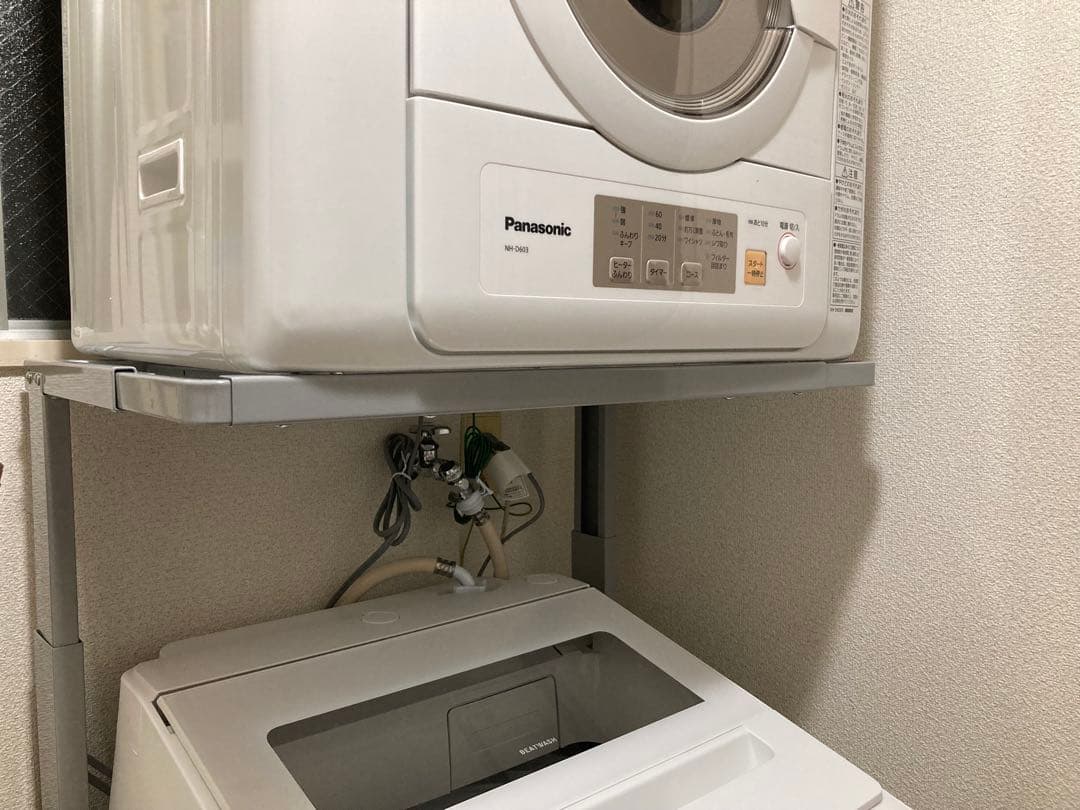 新品 日立　DES-N76-S 衣類乾燥機　のびのびスタンド　自立　上置き式