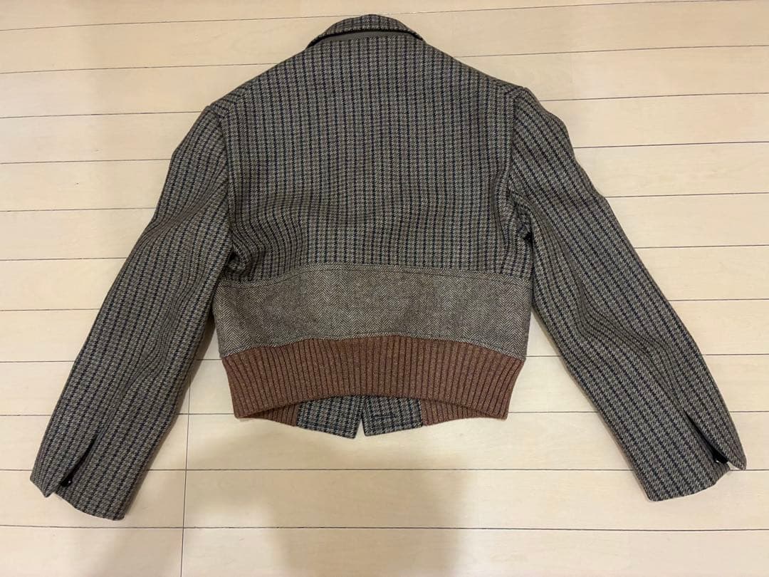 Chloé チェック柄 クロップドジャケット