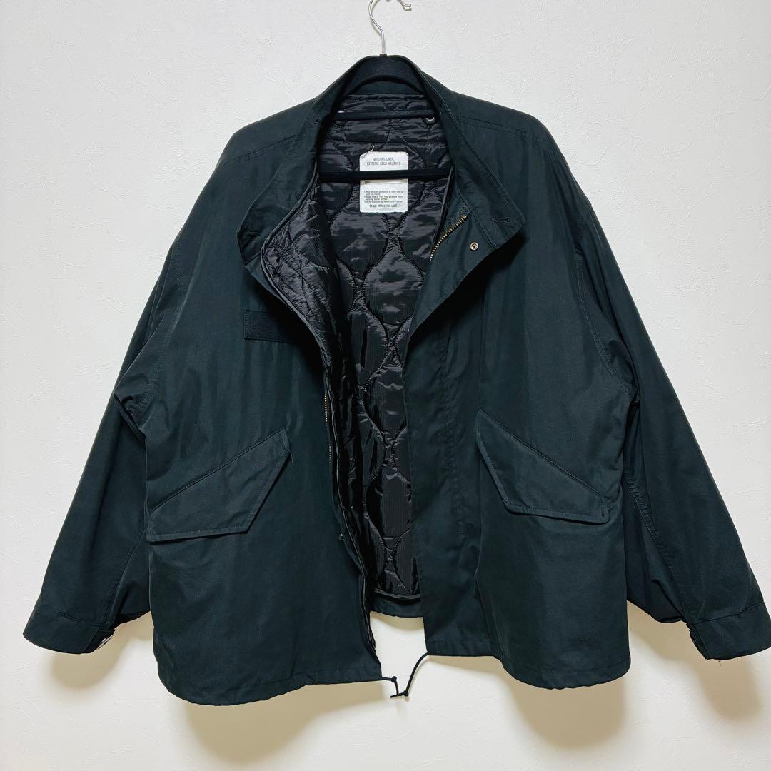 ほぼ未使用☆FREAK'S STORE　ショートモッズコート　黒　M　ライナー付