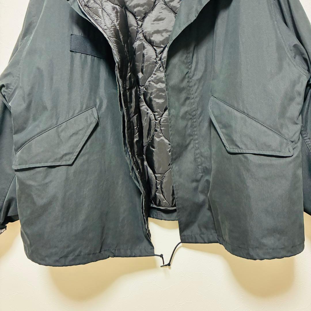 ほぼ未使用☆FREAK'S STORE　ショートモッズコート　黒　M　ライナー付