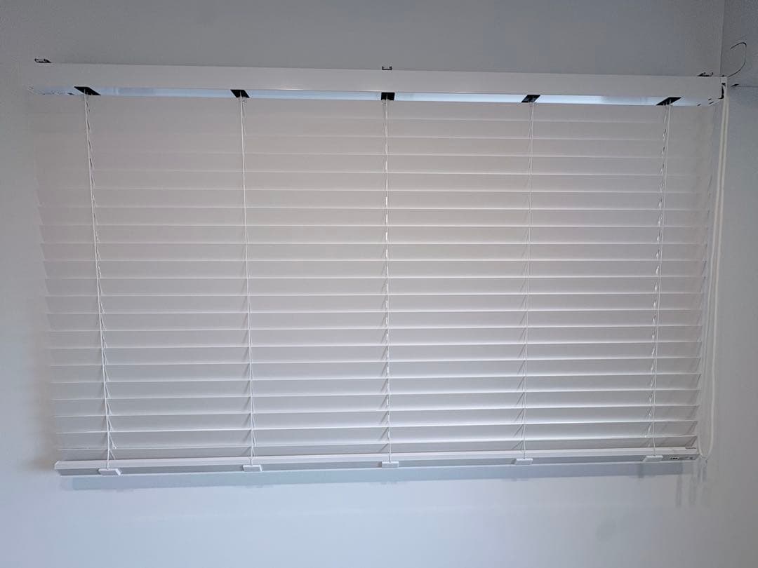 【新品】ニチベイ Popola2（ポポラ2）バンブーブラインドホワイト2本セット