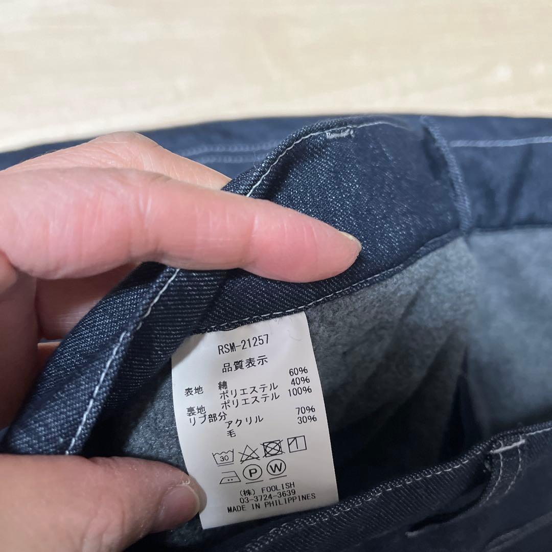 rough &swell ゴルフ　メンズ　L パンツ　ズボン　紺　美品