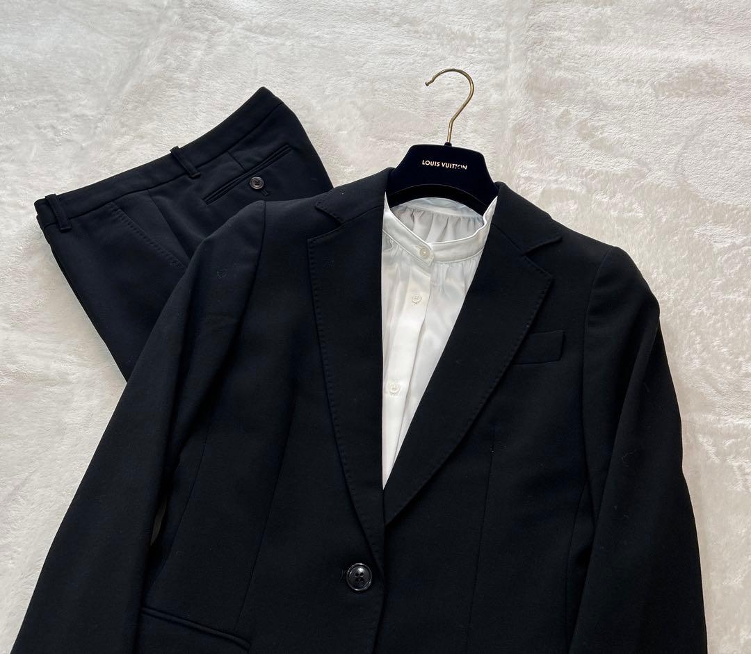 【美品】theory セオリー ブラックスーツ Sサイズ ビジネス 冠婚葬祭