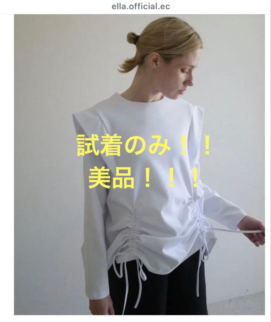 未使用　ella_selectshop トップス　ブラウス　白