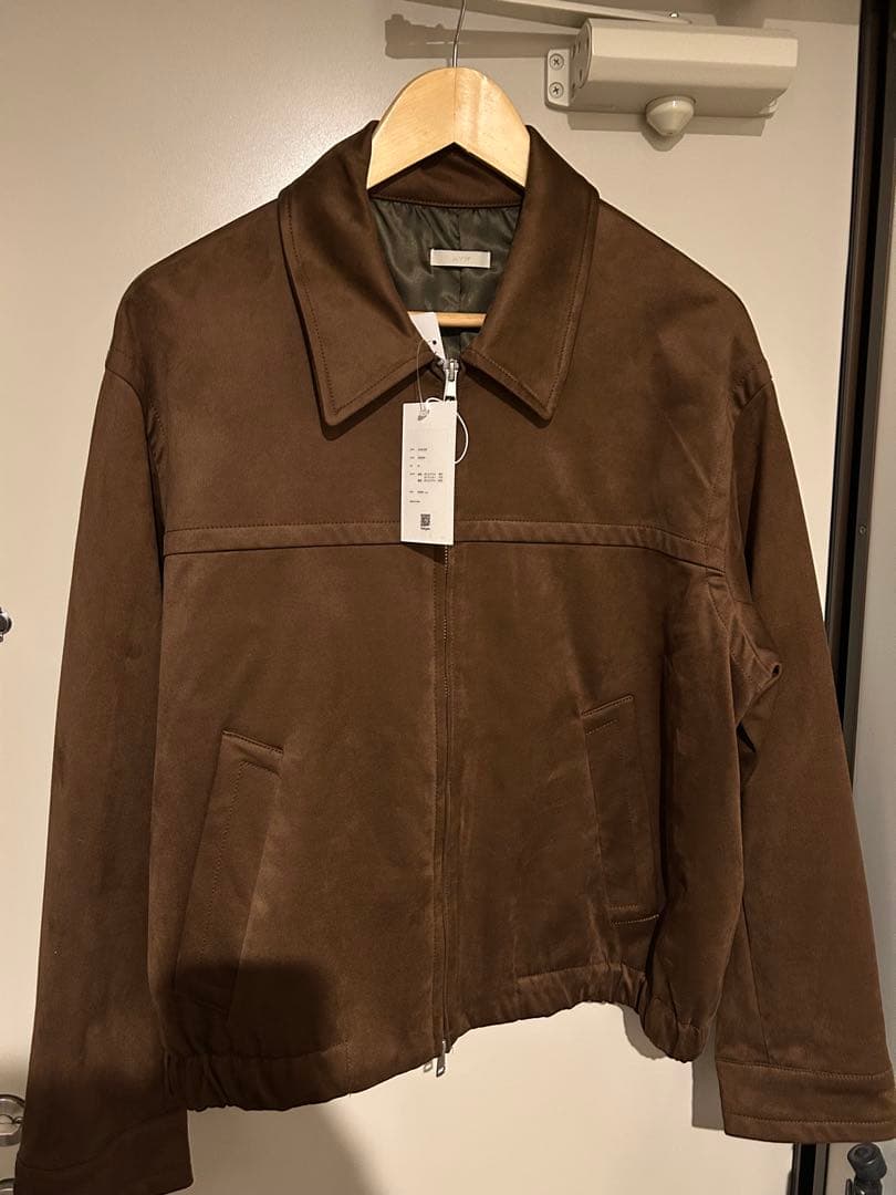WYM LIDNM フェイクスエード ジップブルゾン ブラウン M 新品未使用