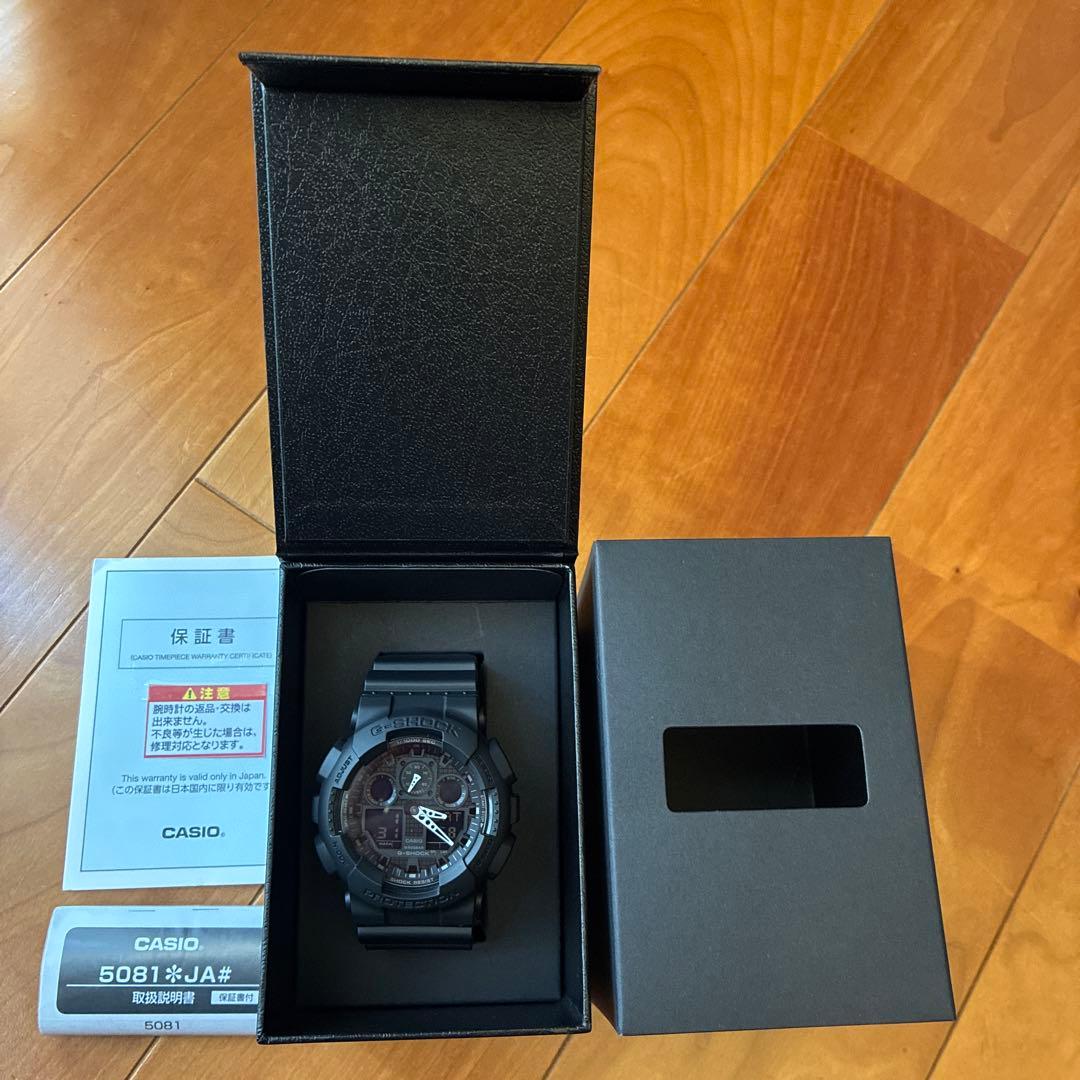 G-SHOCK GA-100-1A1 ブラック