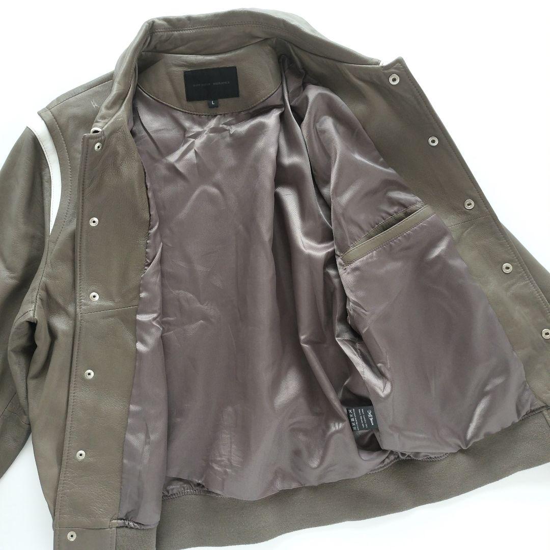 ドフジェーソン ラムスキン レザージャケット トープ【Ｌ】