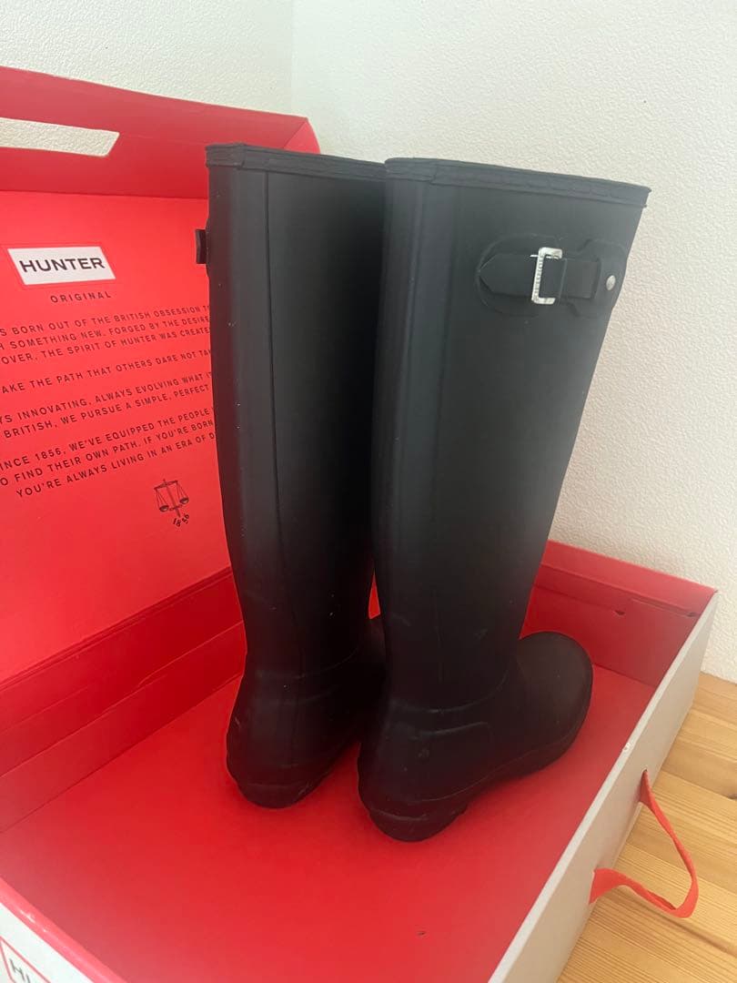 新品未使用　HUNTER 長靴　レインブーツ　 25センチ