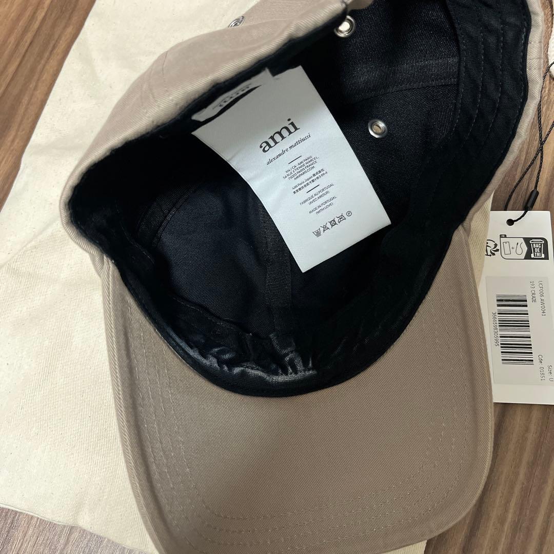 アミパリス キャップ ハート刺繍