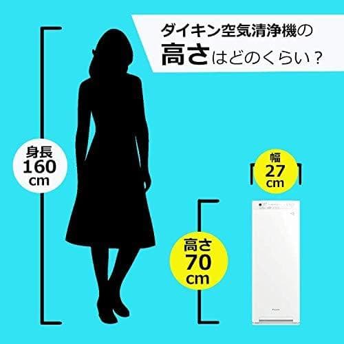 ダイキン空気清浄機 MCK55W-H [ダークグレー]