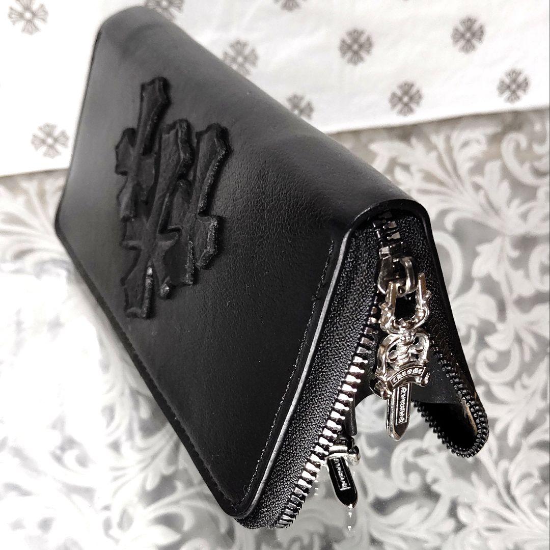 本革セメタリークロス レザー ロングウォレット / ラウンドファスナー長財布