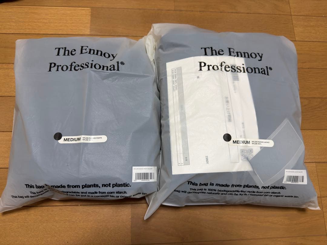 ENNOYとスタイリスト私物　NYLON PADDED JACKET&PANTS