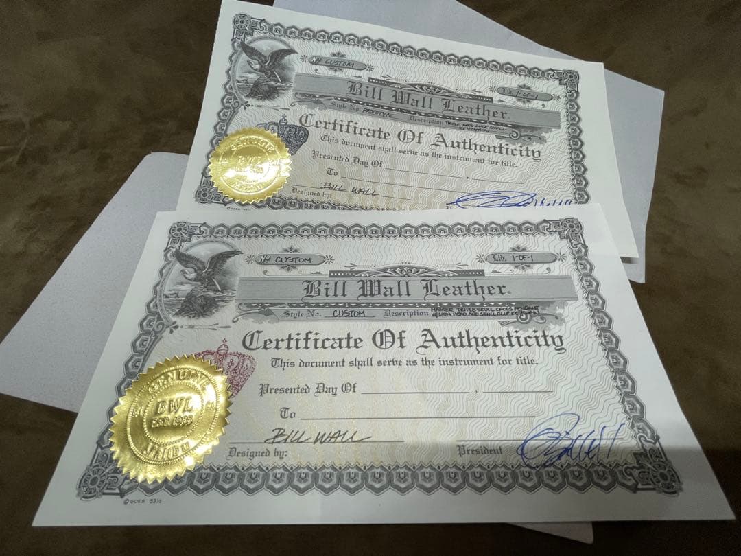 bill wall leather ビルウォールレザー　キーチェーン　カスタム