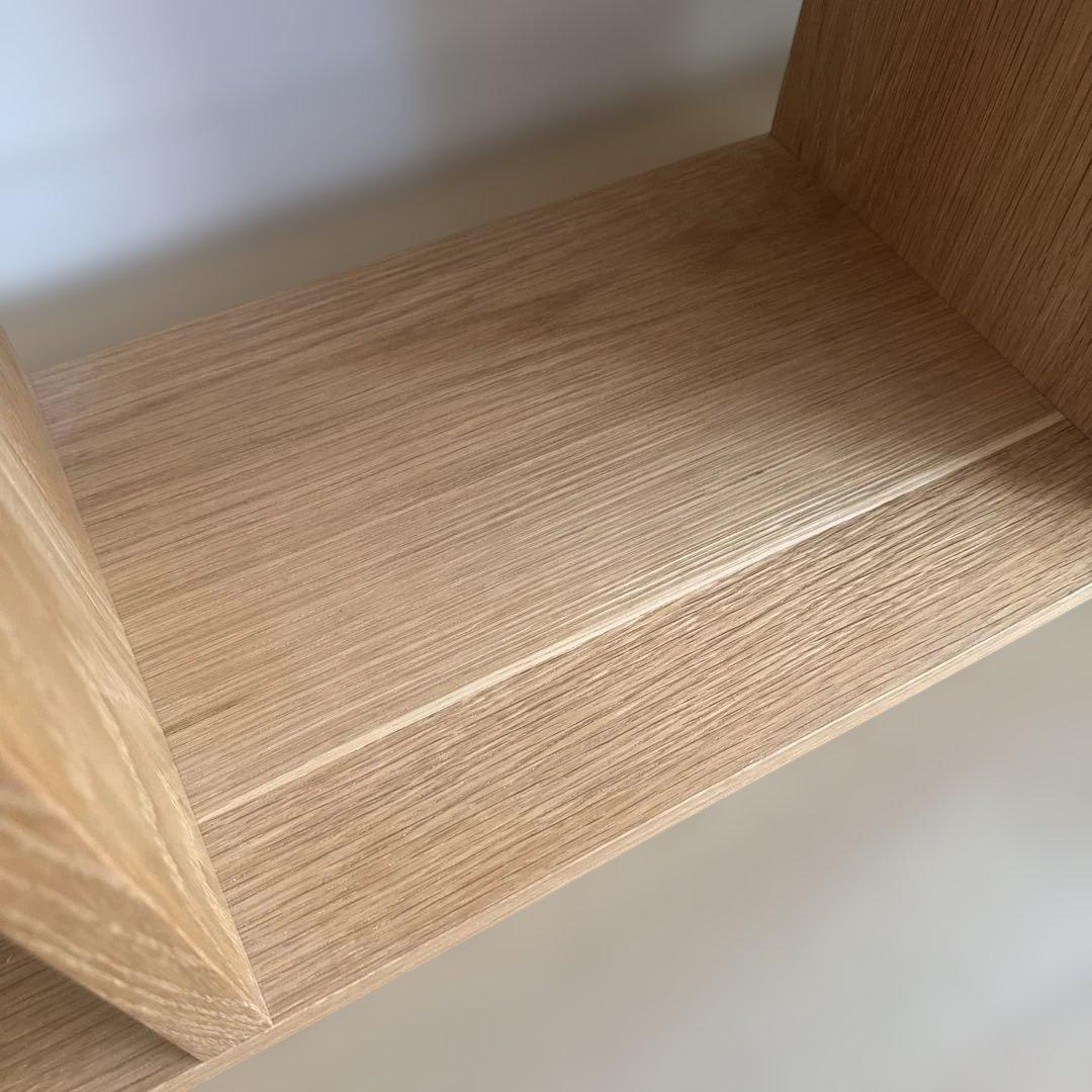 無印良品 スタッキングシェルフ 2×2 オーク