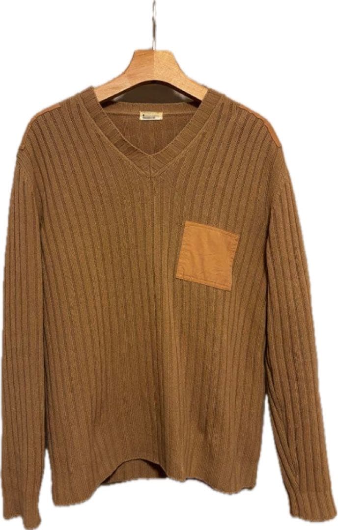 HELMUT LANG 本人期　ブラウン ニットセーター L