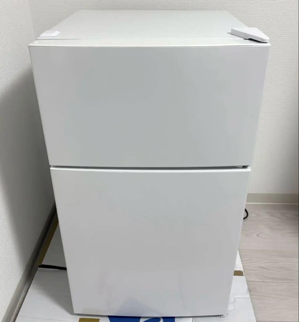 【2020年製／MAXZEN】小型冷蔵庫2ドア87L／JR087ML01WH