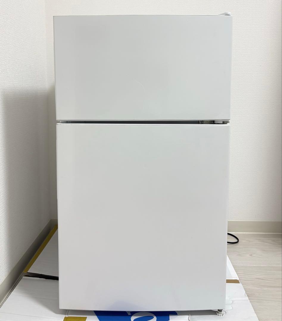 【2020年製／MAXZEN】小型冷蔵庫2ドア87L／JR087ML01WH