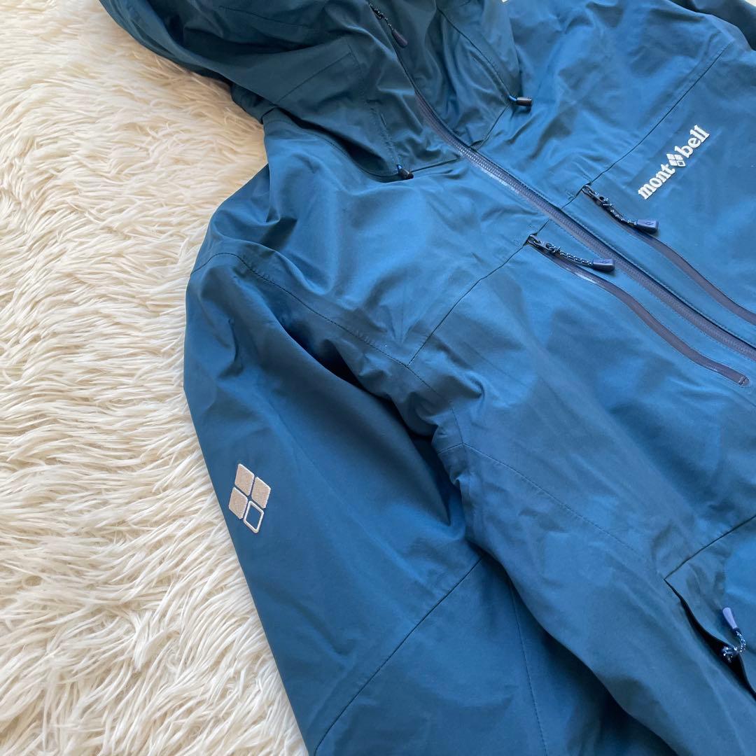 極美品 モンベル 3in1 フォールラインパーカ ナイロンジャケット Lサイズ