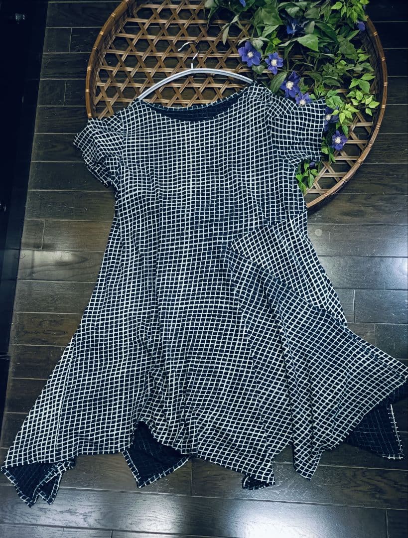 (専用です)ヨーガンレール リバシブル切り替えデザインチュニックワンピース素敵