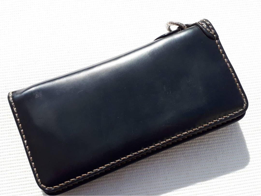 最終※フラットヘッド 最高級 コードバン レザー 925 コンチョ ウォレット