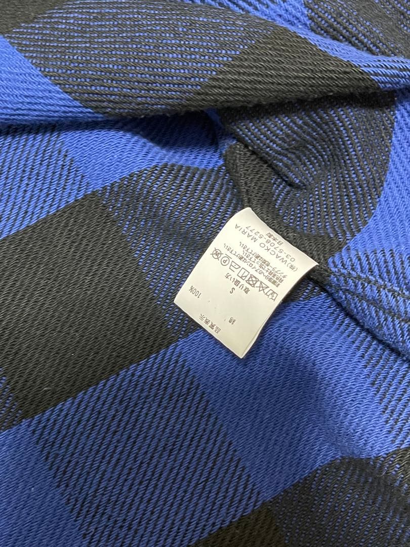 トップス WACKOMARIA BLOCK CHECK FLANNEL SHIRT