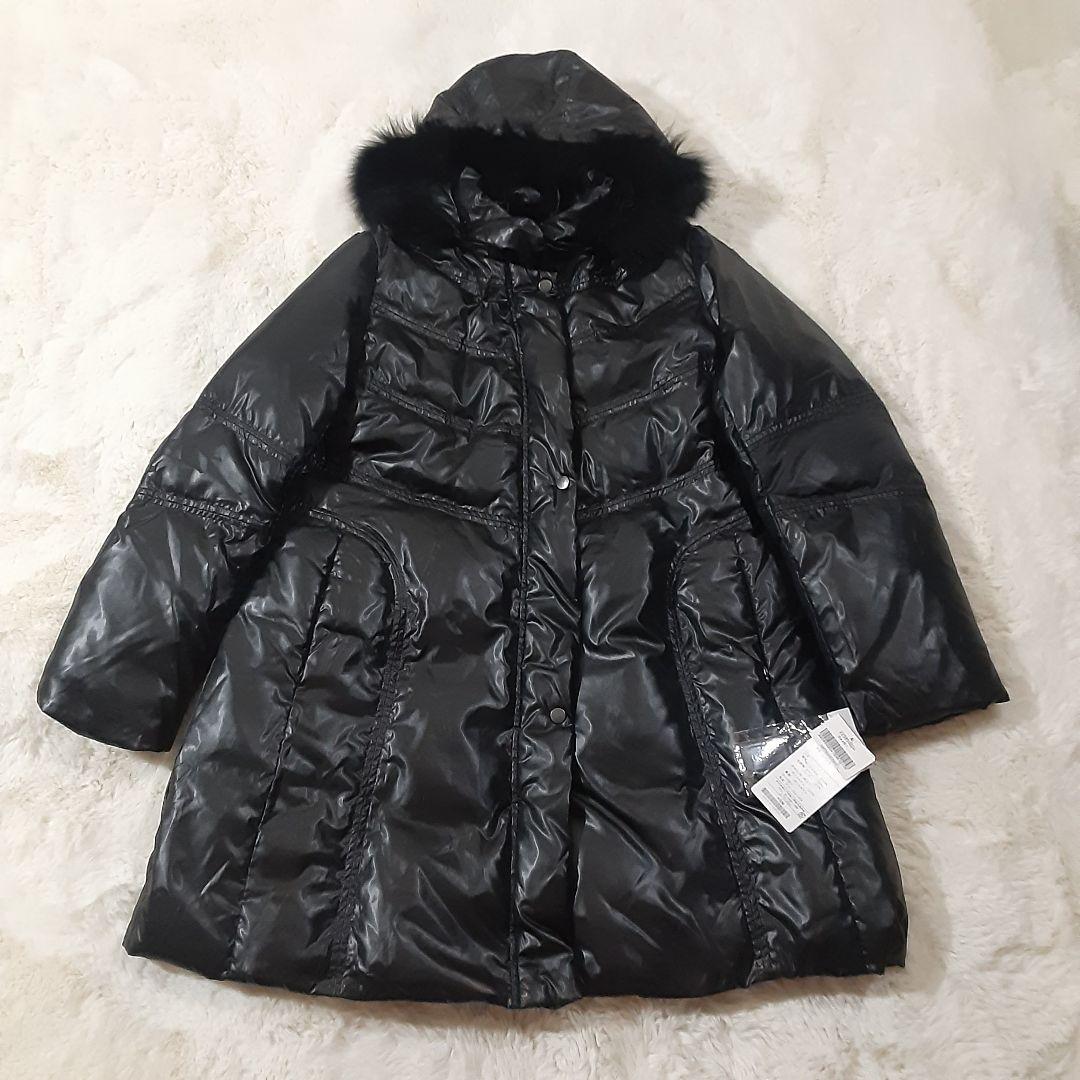 タグ付き新品　大きいサイズLL　ブルーフォックス　ダウンコート　黒　三越デパート