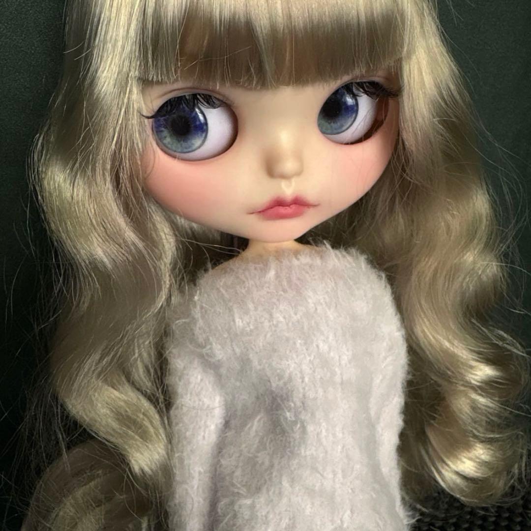 めぐみるく♡アイシードールカスタム❤︎シルバーブロンド❤︎