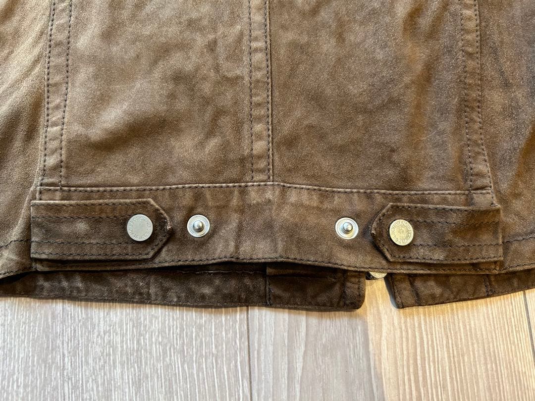 ニールバレット　スエードレザーライダースジャケット イタリア製　XS