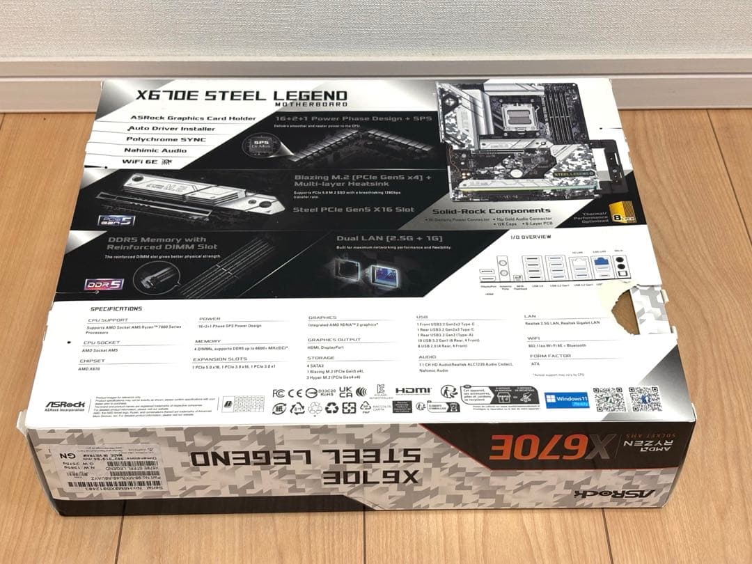 ASRock マザーボード X670E Steel Legend