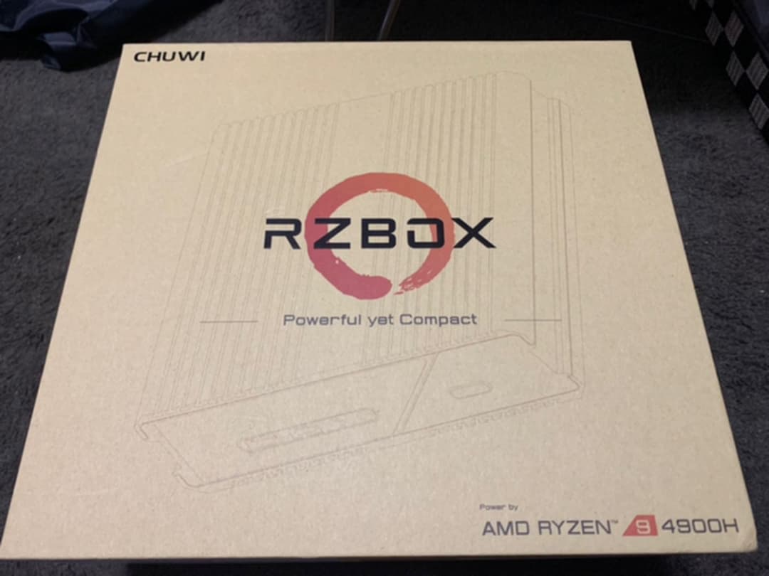 ミニPC RZBOX miniPC AMD RYZEN9 4900H 16GB 512GB
