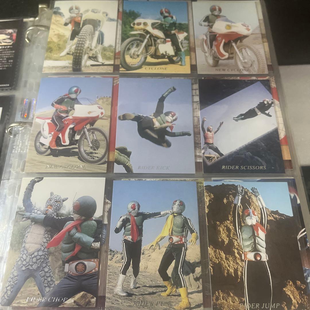 アマダ仮面ライダーカード1号2号フルコンプ225枚+9枚